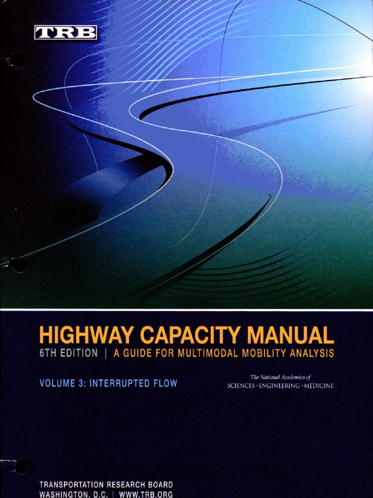 Hcm 16 Vol 3 Pdf Traffic Street