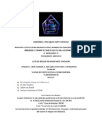 Lista de Precios The House Party Coyoacan 2020 PDF