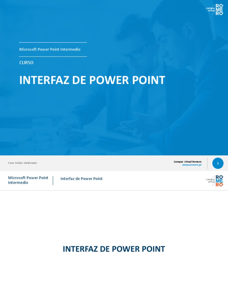 Interfaz De Power Point Pdf Pdf Microsoft Powerpoint Microsoft