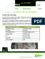 Posicion de Montaje Del Disco de Embrague PDF