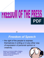 Freedom of The Press