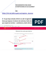 Procedimientos para Crear El Correo Institucional de Los Alumnos