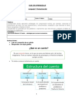 Guía de aprendizaje Lenguaje y comunicación