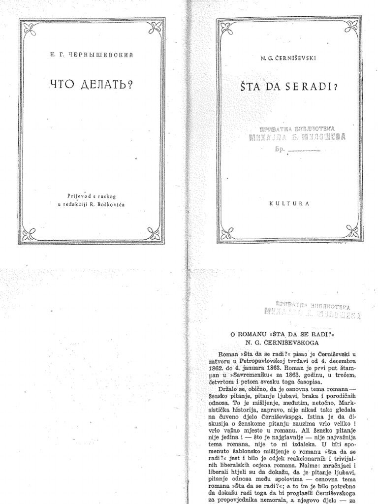 Šta Da Se Radi | PDF