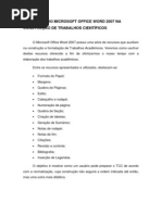 Download UTILIZAO DO MICROSOFT OFFICE WORD 2007 NA CONSTRUO DE TRABALHOS CIENTFICOS by haroldosf SN48455019 doc pdf