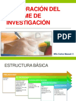 Elaboracion Del Informe de Investigacion