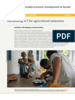 Harnessing ICT For Agricultural Extension: Kit Working Papers 2016-4