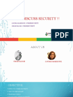 Let'S Discuss Security !!: Louma Makkouk, Cybersecurity. Omar Rajab, Cybersecurity