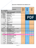 Formato Proyección Ingresos y Gastos Presupuesto 2015