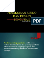 Penaksiran Risiko & Desain Pengujian1