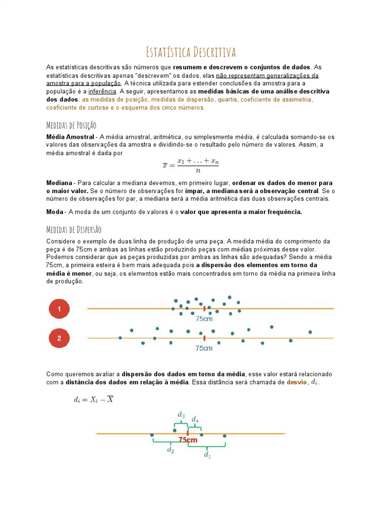 Estatística Descritiva — Parte 1