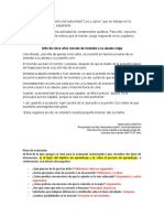 Lectura para Comprensión Oral - 27 de Abril