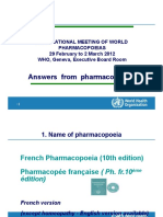 French Pharmacopoeia Overview
