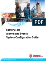 Factorytalk Alarms and Events System Configuration Guide: Technical Publications
