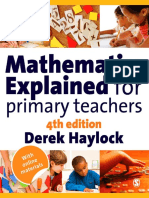 Mathematics Explained For Primary Teachers by Derek Haylock
