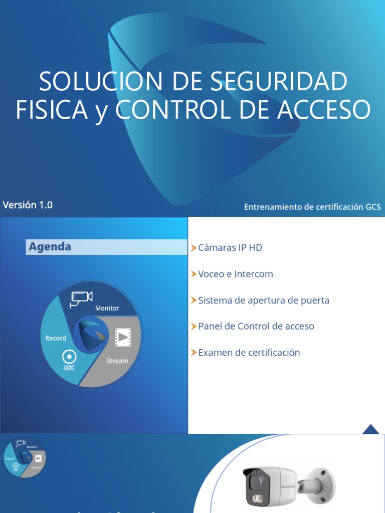 Solución de seguridad física y control de acceso | PDF | protocolo de ...
