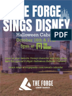 Dress As Your Favorite Disney Character and Sing Along With This Special 2-Night Halloween Karaoke Cabaret!