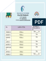 Plan de Trabajo Semanal