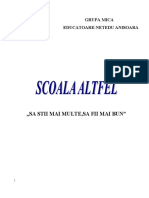 Scoala - Altfel Varianta Corecta