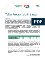 Taller Investigacion de Operaciones Upc PDF