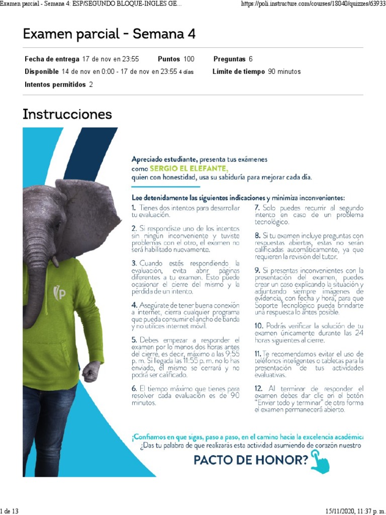 Parcial de Ingles Primero | PDF | Sports | Recreation
