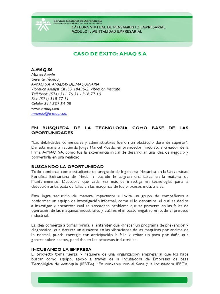 Amaq S.A PDF PDF Fabricación e ingeniería Science