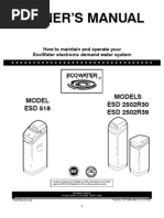 Download EcoWater OWNERS MANUAL by Tonny Ferrer SN48457600 doc pdf