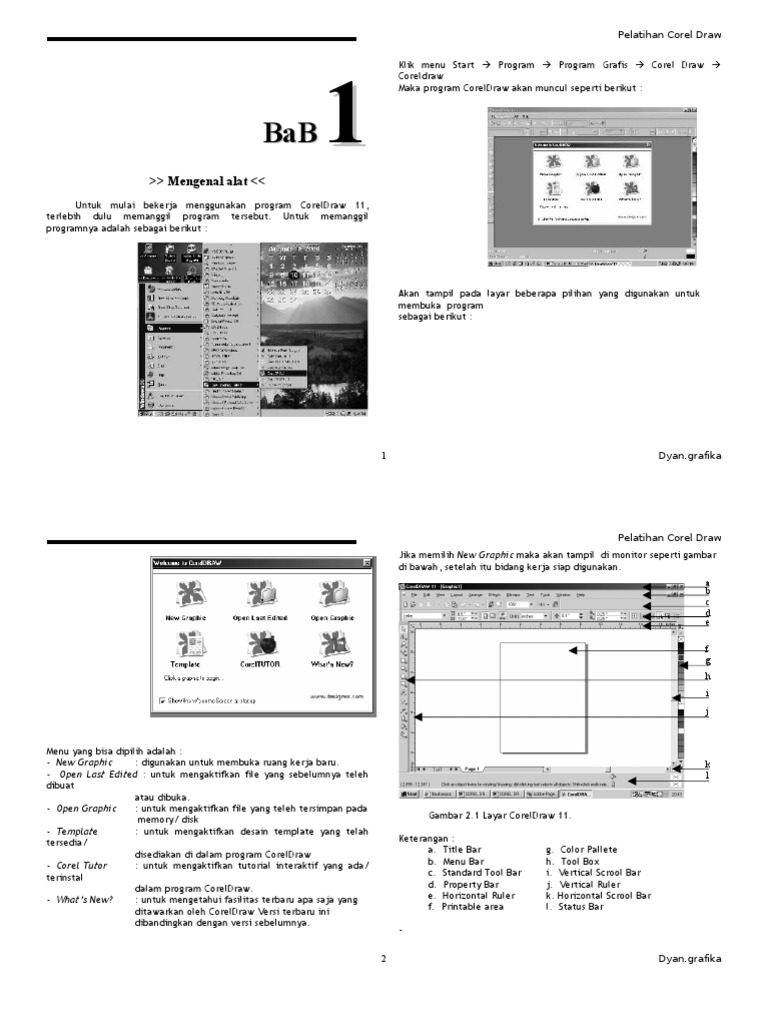 Tutorial Corel Draw Gan | PDF