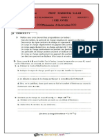 Série D'exercices N°1 Lycée Pilote - Physique - Phénomène D'électrisation - 1ère AS (2016-2017) MR Mabrouki Salah PDF