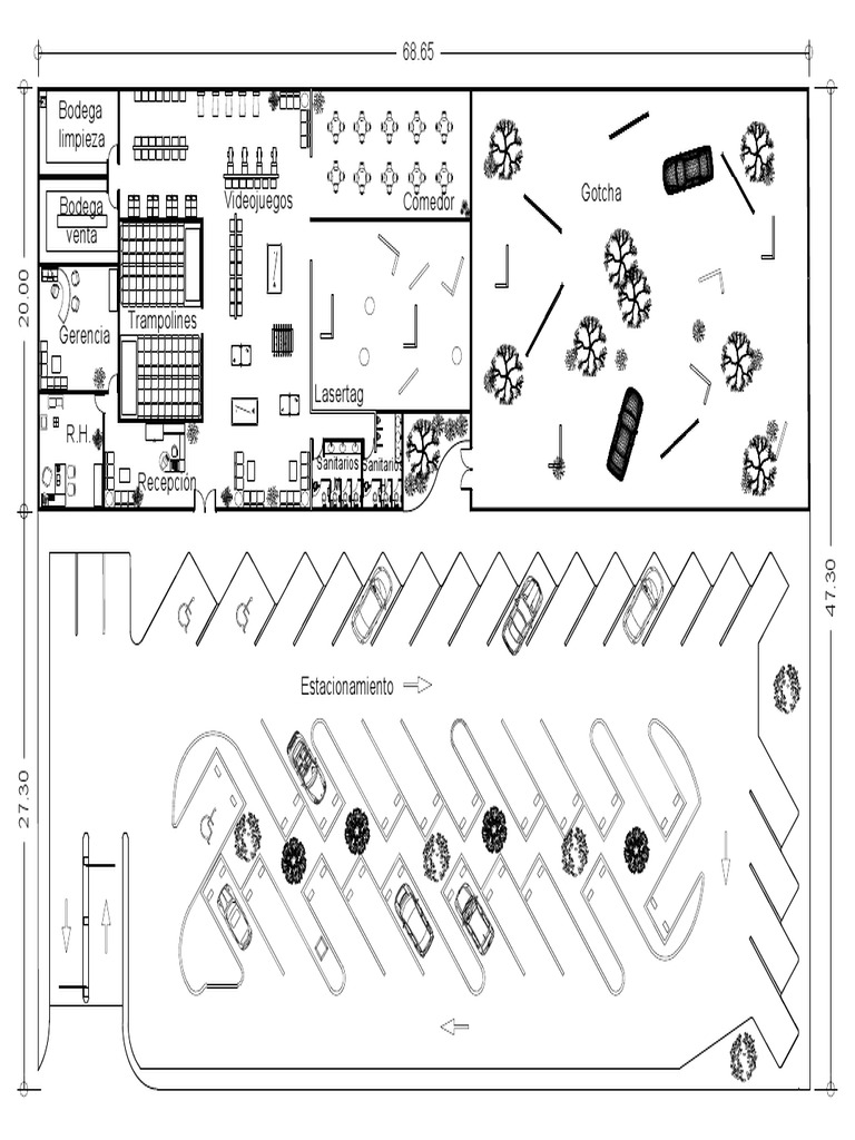 Diseño de Sala de Videojuegos y Comedor | PDF