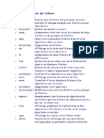 Commandes de Gestion Des Fichiers