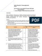 Check List Untuk UTS Dalam Menulis Proposal Skripsi