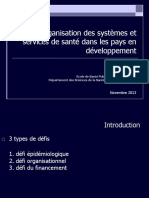 6 - Organisation Des Systemes de Sante Dans Les PED, Jeudi 7 Novembre 2013, DR Porignon +++ PDF