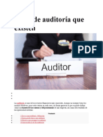 Tipos de Auditoría Que Existen