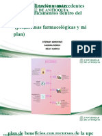 Contextualización y Antecedentes de Los Medicamentos Dentro Del SGSSS