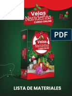 Lista de Materiales Velas Navideñas PDF