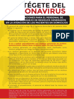 Personal de Salud Manejo de Residuos Pacientes PDF