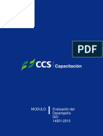 Evaluación del desempeño ISO 14001:2015