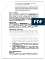 TDR de Administrativo