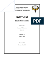 CTT-Investment Learning Insights