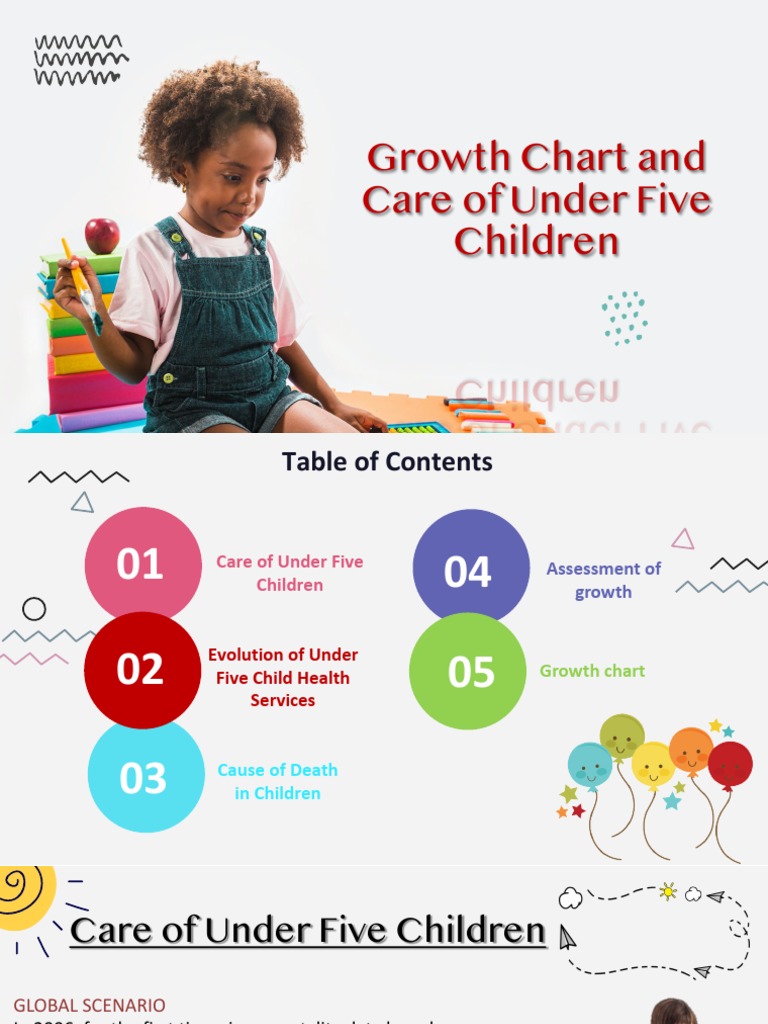 Growth Chart and Care of Under Five Children | PDF | Child Mortality ...