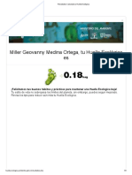 Resultados Calculadora Huella Ecológica