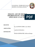 ENSAYO- LEY DE DELITOS INFORMÁTICOS y NORMAS APLICADAS A LAS TIC’S.pdf