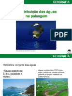 A distribuição das águas na paisagem