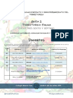 Guía 2 Reconocimiento Del Territorio y Su Fauna PDF