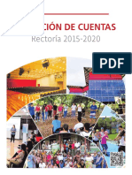 Suplemento Rendicion de Cuentas. Rectoria 2015 2020 PDF