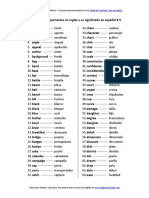 200 Palabras Importantes en Ingles y Su Significado en Espanol Con Pronunciacion Vocabulario 5 PDF