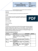 RUTA INTERNA PARA ENVIO Y DISPENSACION DE INSTRUMENTAL Y MATERIAL Ce