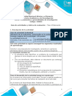 Guia de Actividades y Rúbrica de Evaluación Fase 4 Elaboración