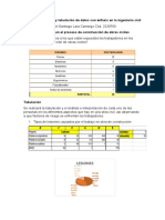 Ejemplo de Análisis y Tabulación de Datos Con Énfasis en La Ingeniería Civil